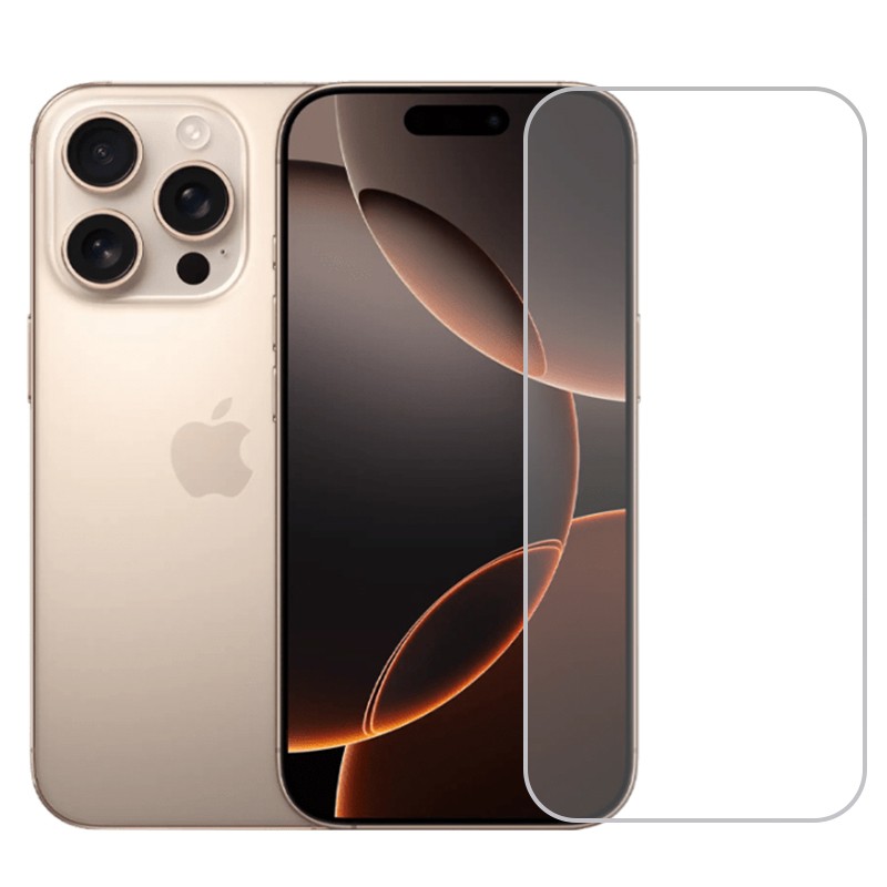 Folie de Protectie pentru Apple iPhone 16 Pro, Flippy, Sticla Securizata 3D, High Definition pentru Ecran complet, Anti Zgirieturi, Anti bule, Transparenta