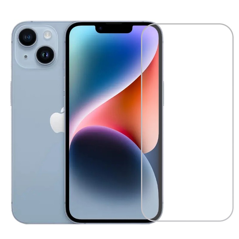 Folie de Protectie pentru Apple iPhone 14, Flippy, Sticla Securizata 3D, High Definition pentru Ecran complet, Anti Zgirieturi, Anti bule, Transparenta