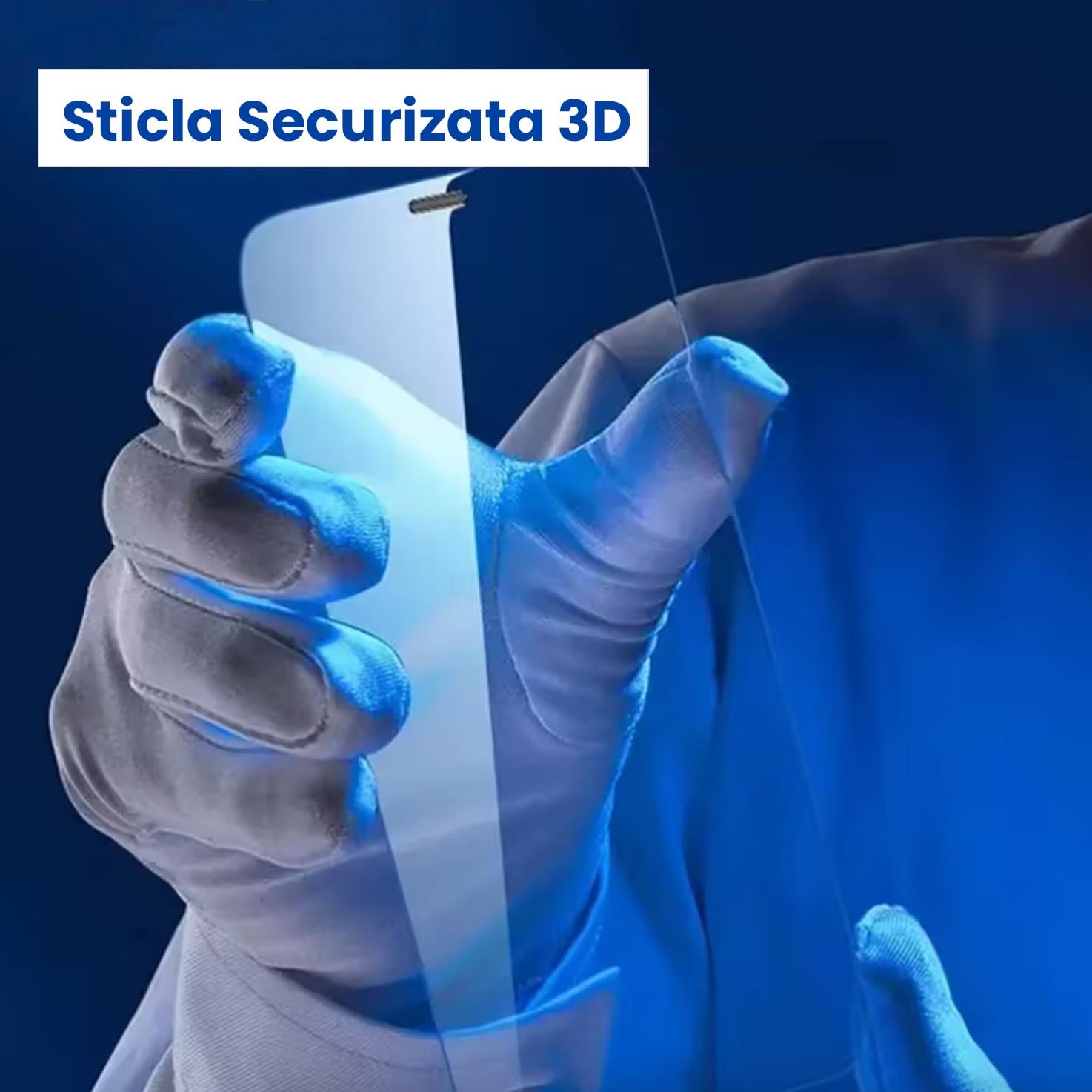 Folie Securizata pentru Realme Neo7, Flippy, Sticla Securizata 3D, High Definition Ultra Clear 2.5 HD, Margini Arc, 0.3 mm, Anti Zgirieturi, Anti bule, Transparenta