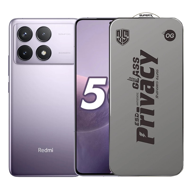 Folie de Protectie pentru Xiaomi Redmi K70, Flippy, Sticla Securizata ESD Antistatica, Super-X Privacy OG, Margini Negre, 0.30 mm, Transparent Inchis Folie de Protectie pentru Xiaomi Redmi K70, Flippy, Sticla Securizata ESD Antistatica, Super-X Privacy OG, Margini Negre, 0.30 mm, Transparent Inchis