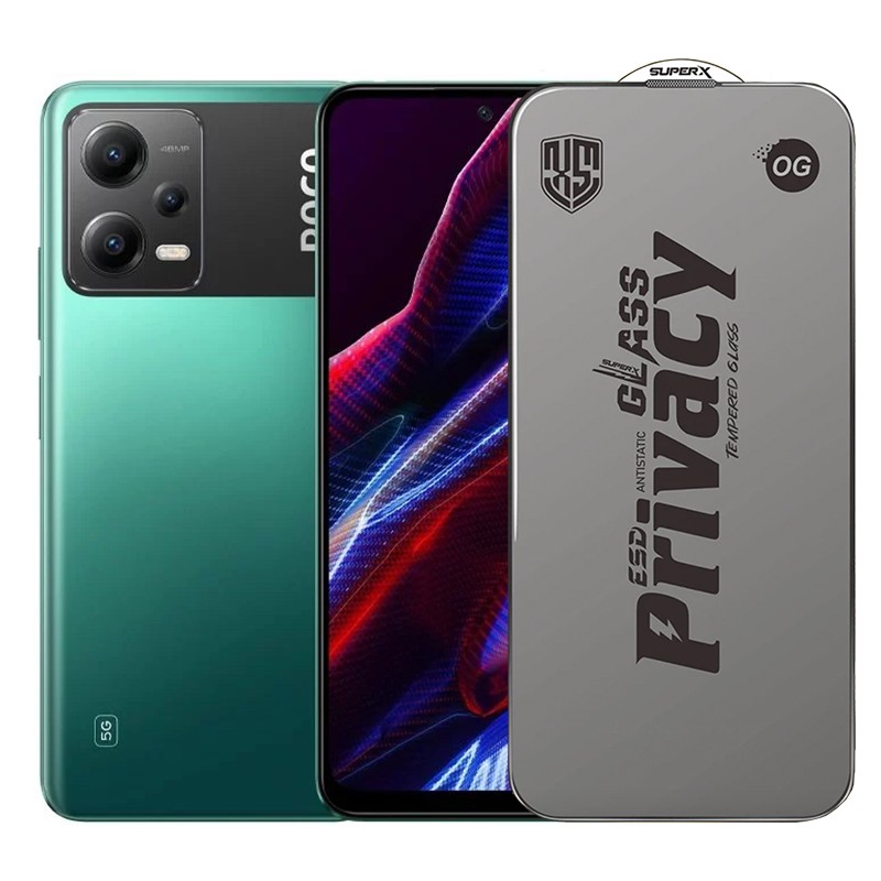 Folie de Protectie pentru Xiaomi Poco X5, Flippy, Sticla Securizata ESD Antistatica, Super-X Privacy OG, Margini Negre, 0.30 mm, Transparent Inchis Folie de Protectie pentru Xiaomi Poco X5, Flippy, Sticla Securizata ESD Antistatica, Super-X Privacy OG, Margini Negre, 0.30 mm, Transparent Inchis