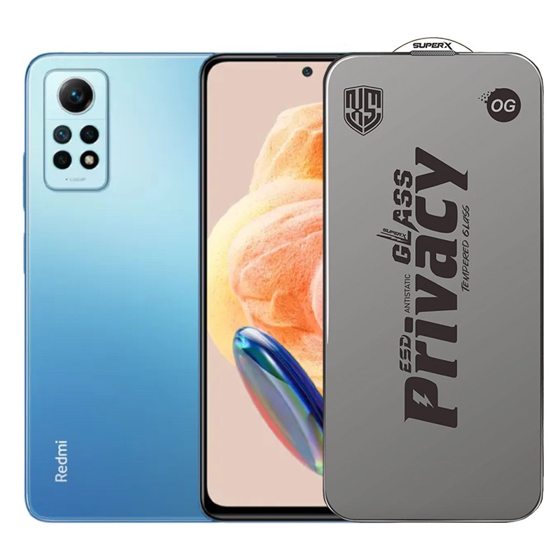 Folie de Protectie pentru Xiaomi Redmi Note 12 Pro, Flippy, Sticla Securizata ESD Antistatica, Super-X Privacy OG, Margini Negre, 0.30 mm, Transparent Inchis Folie de Protectie pentru Xiaomi Redmi Note 12 Pro, Flippy, Sticla Securizata ESD Antistatica, Super-X Privacy OG, Margini Negre, 0.30 mm, Transparent Inchis