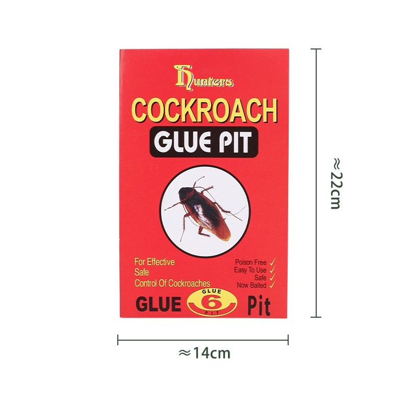 Capcana Adeziva pentru Gandaci, Flippy, Non-Toxic, cu Atractant, pentru Interior, Rosu