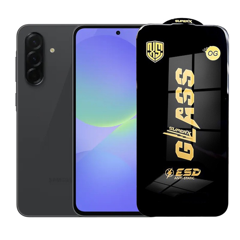 Folie de Protectie pentru Samsung Galaxy A36, Flippy, Sticla Securizata ESD, Margini Negre, Rezistenta la Zgirieturi, Antistatica, 0.35 mm, Transparenta