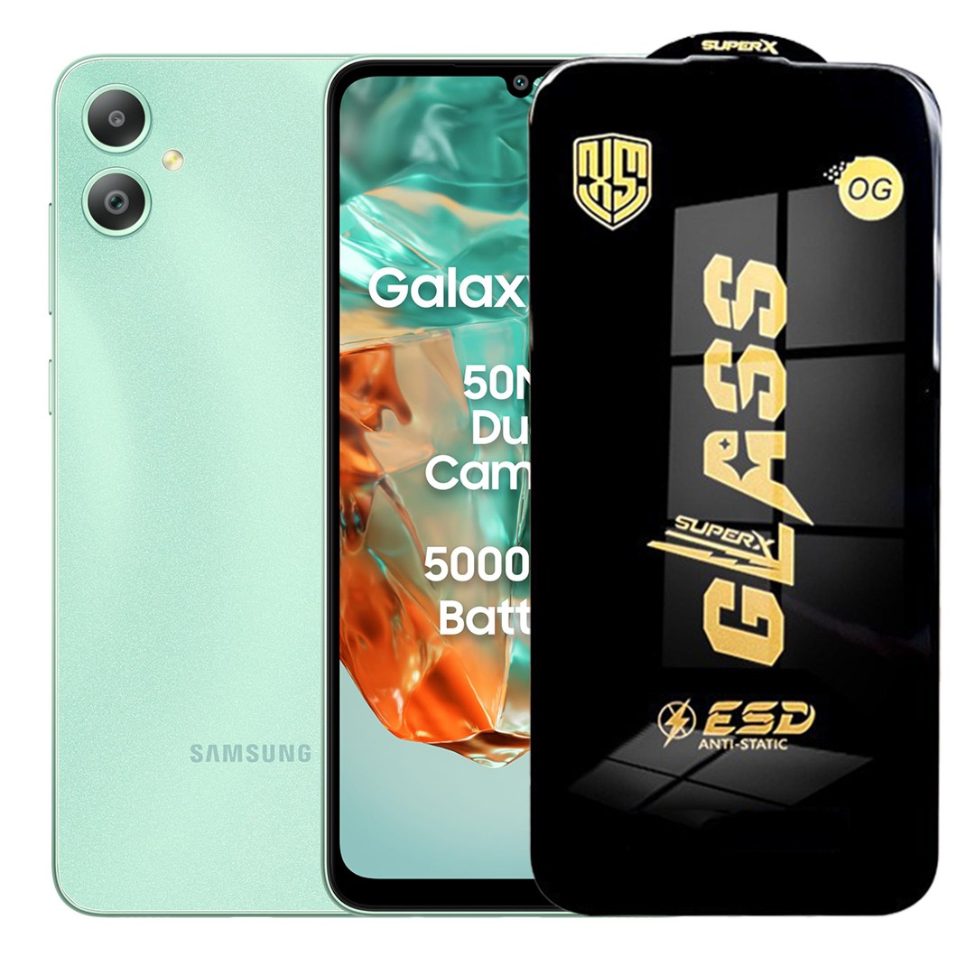 Folie de Sticla pentru Samsung Galaxy M05, Flippy, Sticla Securizata ESD Antistatica, Super-X Privacy OG, cu Margini Negre, Rezistenta la Zgirieturi, 0.35 mm, Transparent