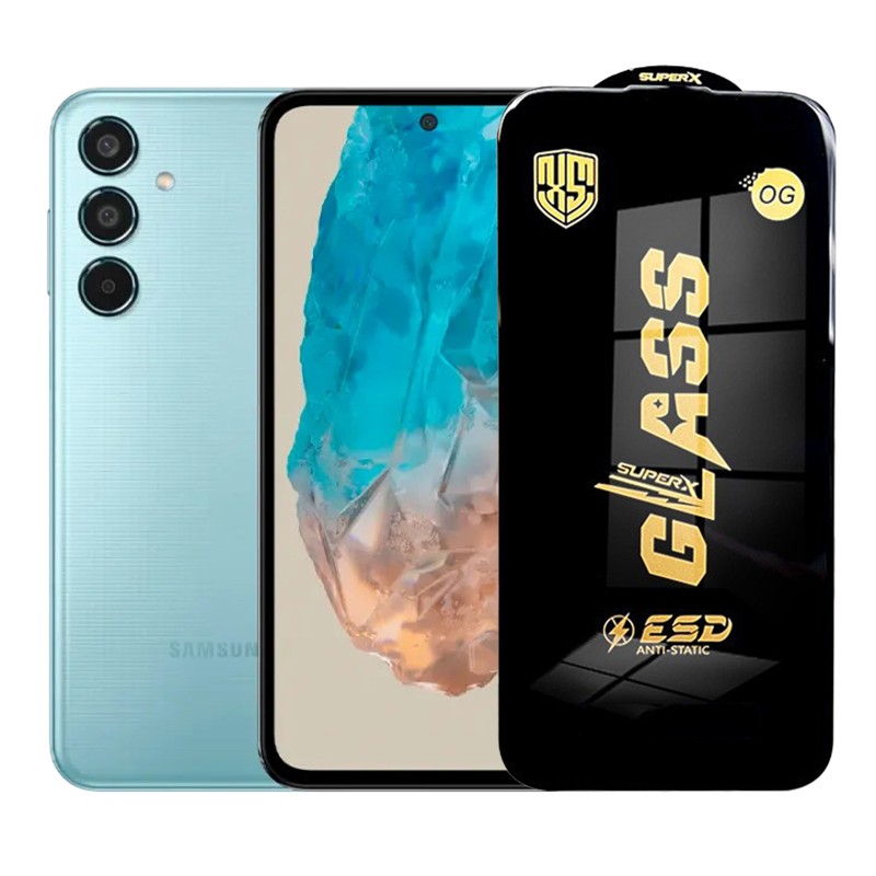 Folie de Protectie pentru Samsung Galaxy M35, Flippy, Sticla Securizata ESD, Margini Negre, Rezistenta la Zgirieturi, Antistatica, 0.35 mm, Transparenta