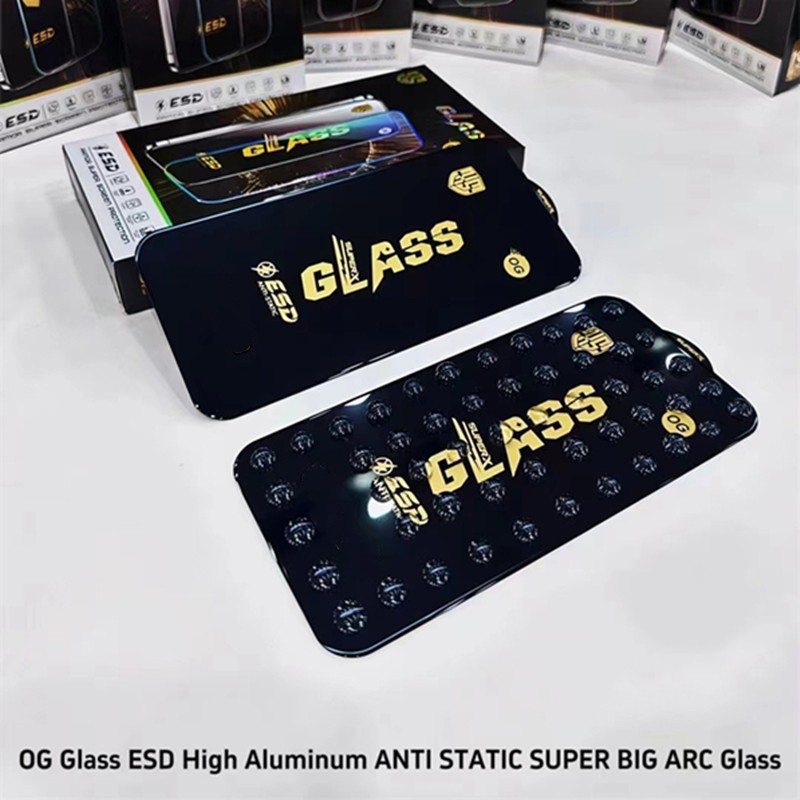 Folie de Protectie pentru Samsung Galaxy A55, Flippy, Sticla Securizata ESD, Margini Negre, Rezistenta la Zgirieturi, Antistatica, 0.35 mm, Transparenta