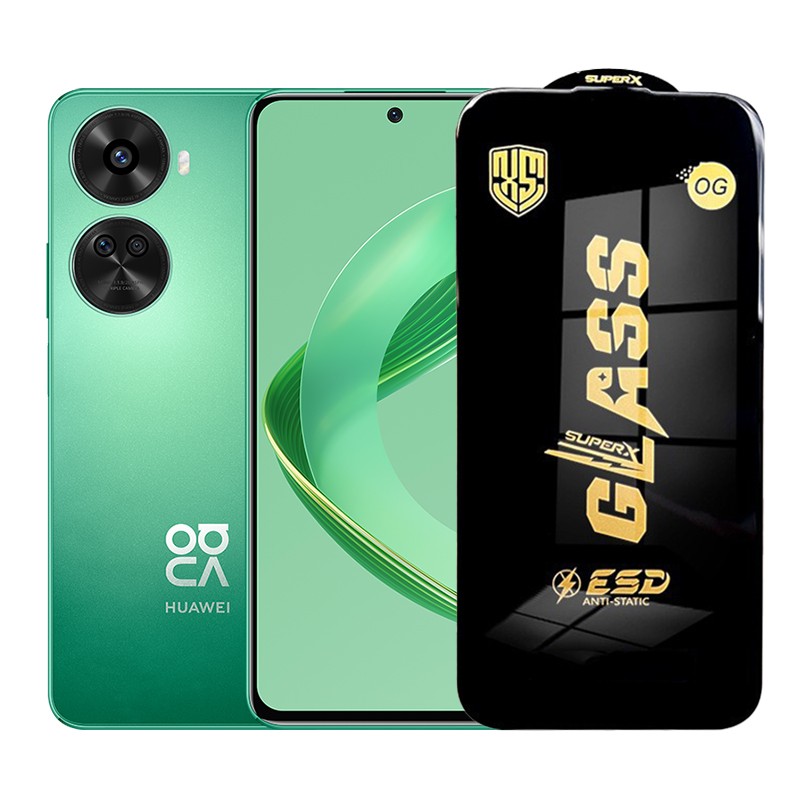 Folie de Protectie pentru Huawei Nova 12 SE, Flippy, Sticla Securizata ESD, Margini Negre, Rezistenta la Zgirieturi, Antistatica, 0.35 mm, Transparenta