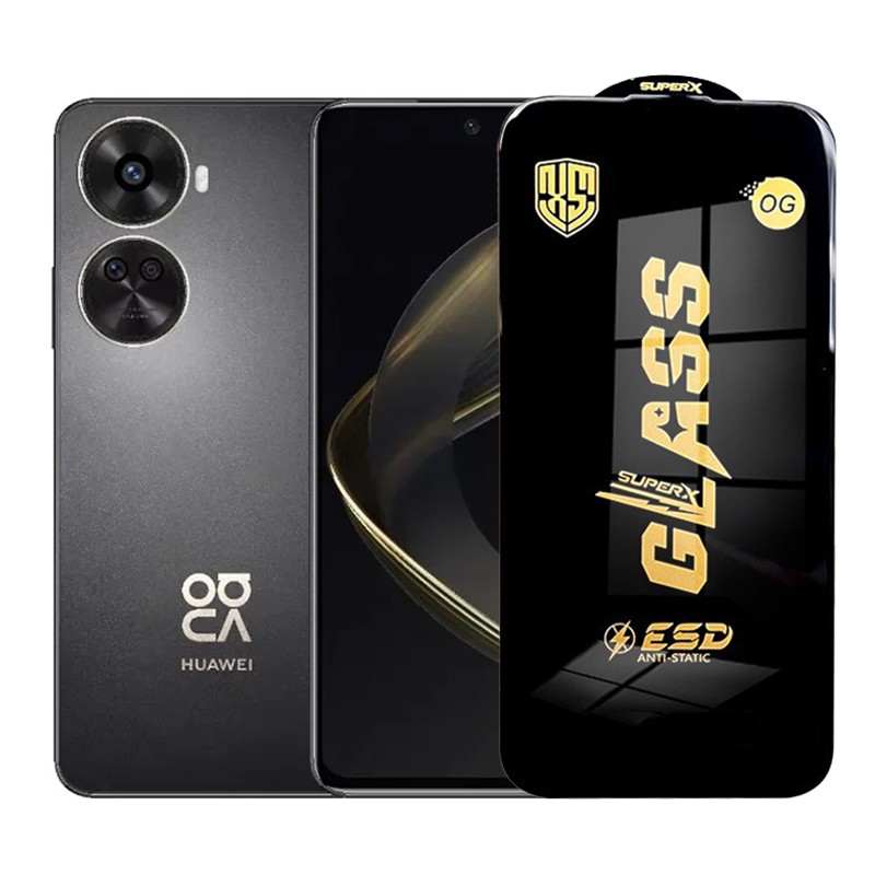 Folie de Protectie pentru Huawei Nova 11 SE, Flippy, Sticla Securizata ESD, Margini Negre, Rezistenta la Zgirieturi, Antistatica, 0.35 mm, Transparenta