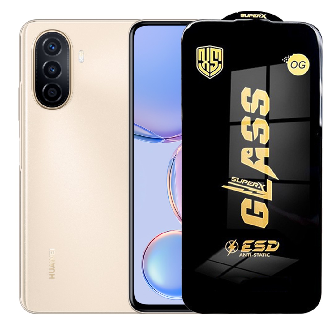 Folie de Sticla pentru Huawei Nova Y71, Flippy, Sticla Securizata ESD Antistatica, Super-X Privacy OG, cu Margini Negre, Rezistenta la Zgirieturi, 0.35 mm, Transparenta
