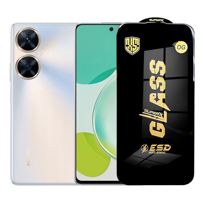 Folie de Protectie pentru Huawei Enjoy 60 Pro, Flippy, Sticla Securizata ESD, Margini Negre, Rezistenta la Zgirieturi, Antistatica, 0.35 mm, Transparenta