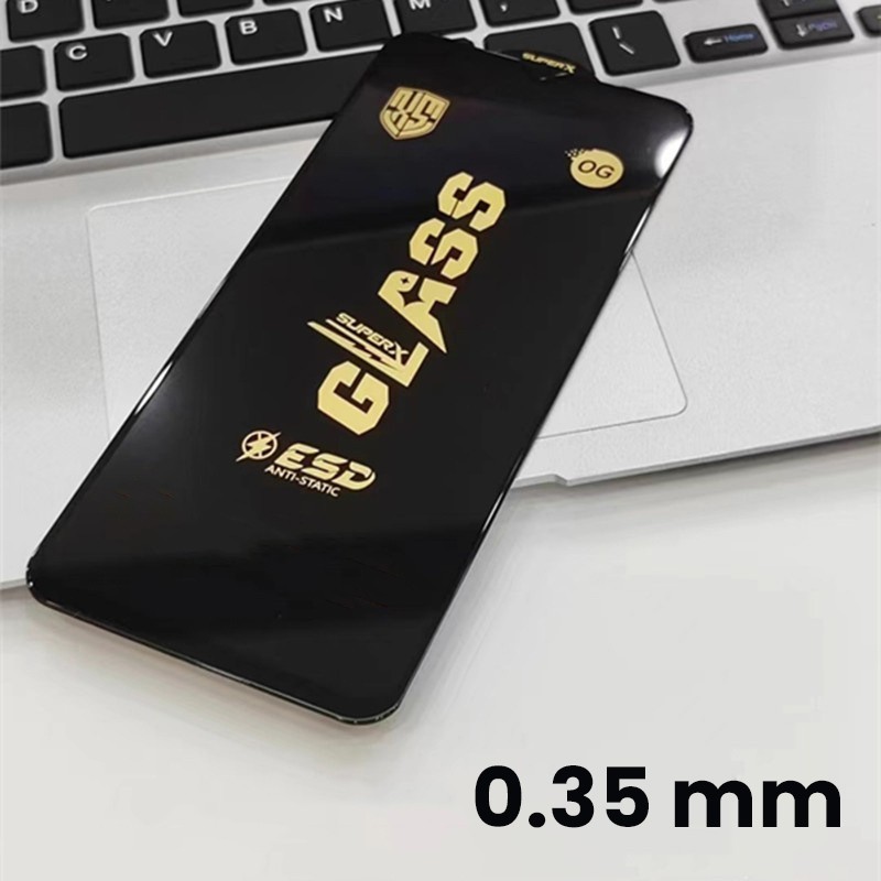 Folie de Sticla pentru Xiaomi Poco M7, Flippy, Sticla Securizata ESD Antistatica, Super-X Privacy OG, cu Margini Negre, Rezistenta la Zgirieturi, 0.35 mm, Transparenta
