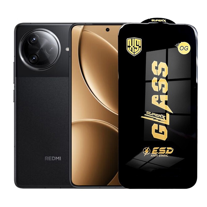 Folie de Protectie pentru Xiaomi Redmi K80 Pro, Flippy, Sticla Securizata ESD, Margini Negre, Rezistenta la Zgirieturi, Antistatica, 0.35 mm, Transparenta
