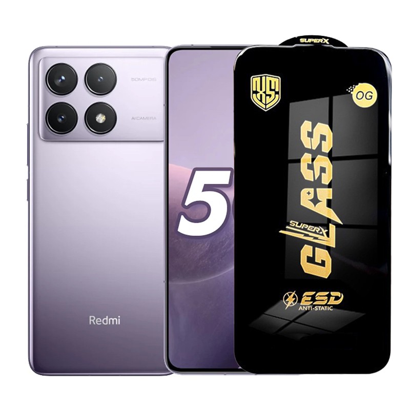 Folie de Protectie pentru Xiaomi Redmi K70, Flippy, Sticla Securizata ESD, Margini Negre, Rezistenta la Zgirieturi, Antistatica, 0.35 mm, Transparenta