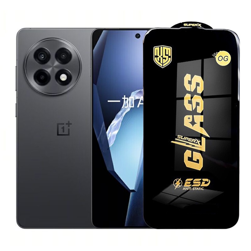 Folie de Protectie pentru OnePlus Ace 5, Flippy, Sticla Securizata ESD, Margini Negre, Rezistenta la Zgirieturi, Antistatica, 0.35 mm, Transparenta