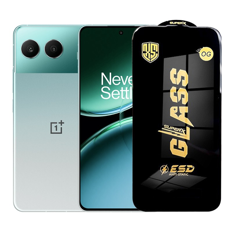 Folie de Protectie pentru OnePlus Nord 4, Flippy, Sticla Securizata ESD, Margini Negre, Rezistenta la Zgirieturi, Antistatica, 0.35 mm, Transparenta