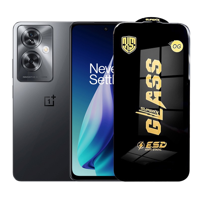 Folie de Protectie pentru OnePlus Nord N30 SE, Flippy, Sticla Securizata ESD, Margini Negre, Rezistenta la Zgirieturi, Antistatica, 0.35 mm, Transparenta