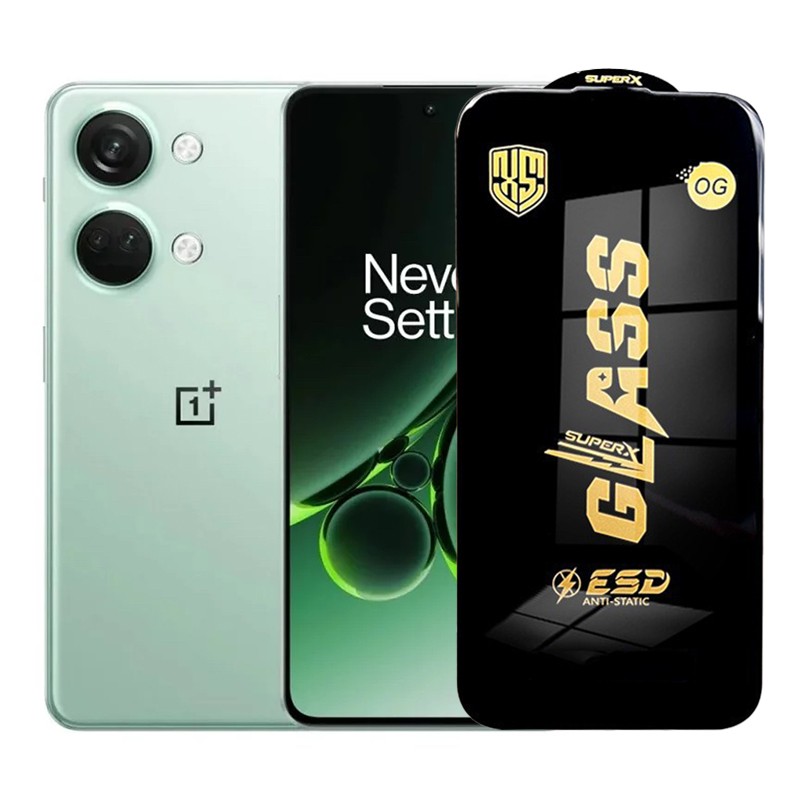 Folie de Protectie pentru OnePlus Nord 3, Flippy, Sticla Securizata ESD, Margini Negre, Rezistenta la Zgirieturi, Antistatica, 0.35 mm, Transparenta
