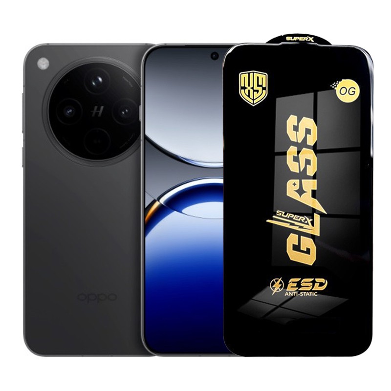 Folie de Protectie pentru Oppo Find X8, Flippy, Sticla Securizata ESD, Margini Negre, Rezistenta la Zgirieturi, Antistatica, 0.35 mm, Transparenta