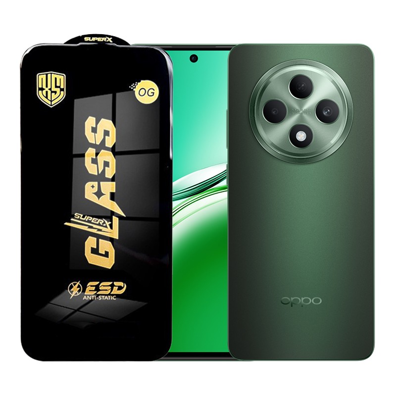 Folie de Protectie pentru Oppo F27, Flippy, Sticla Securizata ESD, Margini Negre, Rezistenta la Zgirieturi, Antistatica, 0.35 mm, Transparenta