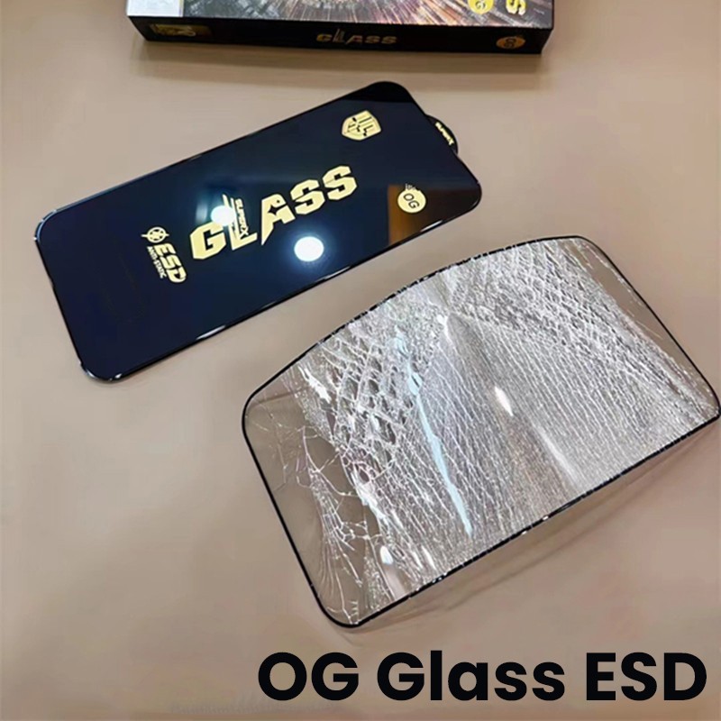 Folie de Protectie pentru Oppo A3, Flippy, Sticla Securizata ESD, Margini Negre, Rezistenta la Zgirieturi, Antistatica, 0.35 mm, Transparenta