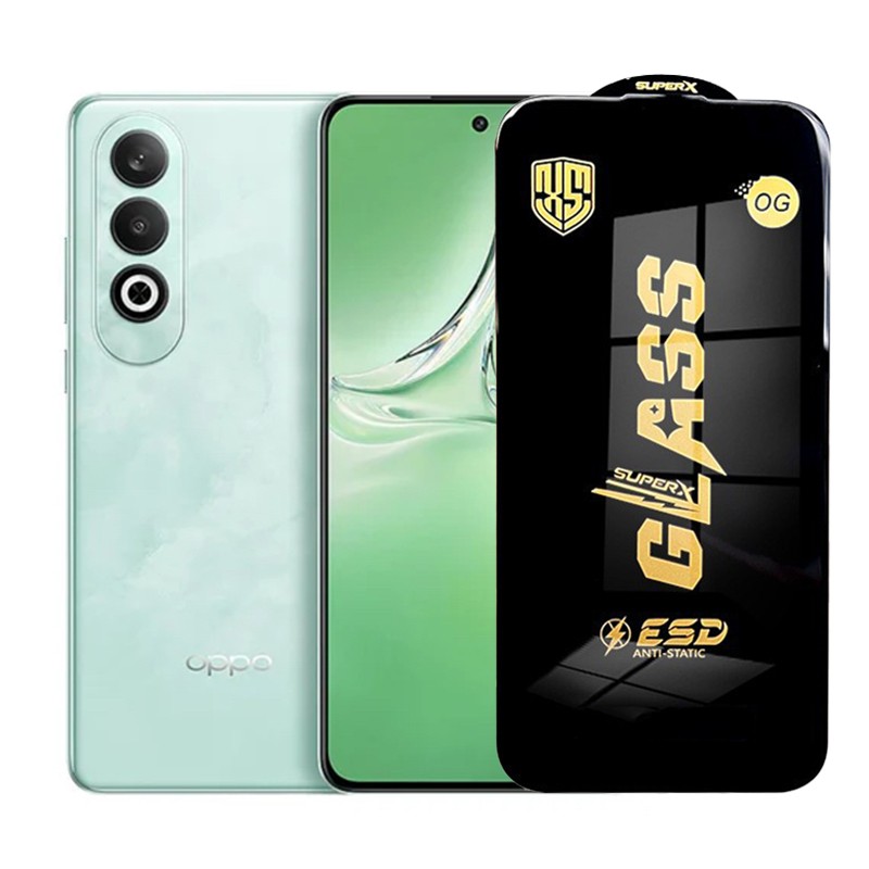 Folie de Protectie pentru Oppo K12, Flippy, Sticla Securizata ESD, Margini Negre, Rezistenta la Zgirieturi, Antistatica, 0.35 mm, Transparenta