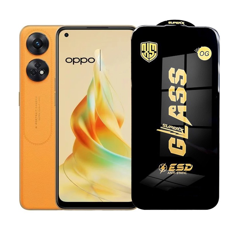 Folie de Protectie pentru Oppo Reno8 T, Flippy, Sticla Securizata ESD, Margini Negre, Rezistenta la Zgirieturi, Antistatica, 0.35 mm, Transparenta