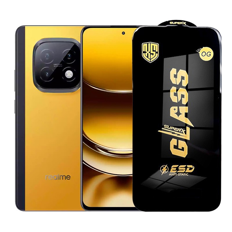 Folie de Protectie pentru Realme Narzo 70 Turbo, Flippy, Sticla Securizata ESD, Margini Negre, Rezistenta la Zgirieturi, Antistatica, 0.35 mm, Transparenta