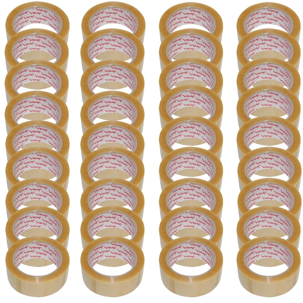 Adezivi si Benzi Adezive - Set 36 Role Banda Adeziva Solvent, Vibac, 48mmx60m, Ambalare, Sigilare, Rezistenta, Transparenta