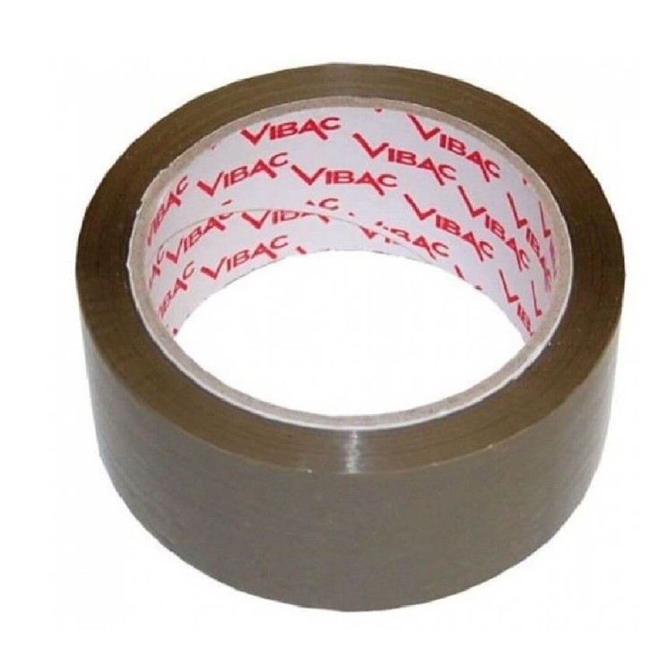 Banda Adeziva Solvent,  Vibac, 48mmx60m , Maro , 36 role/cutie