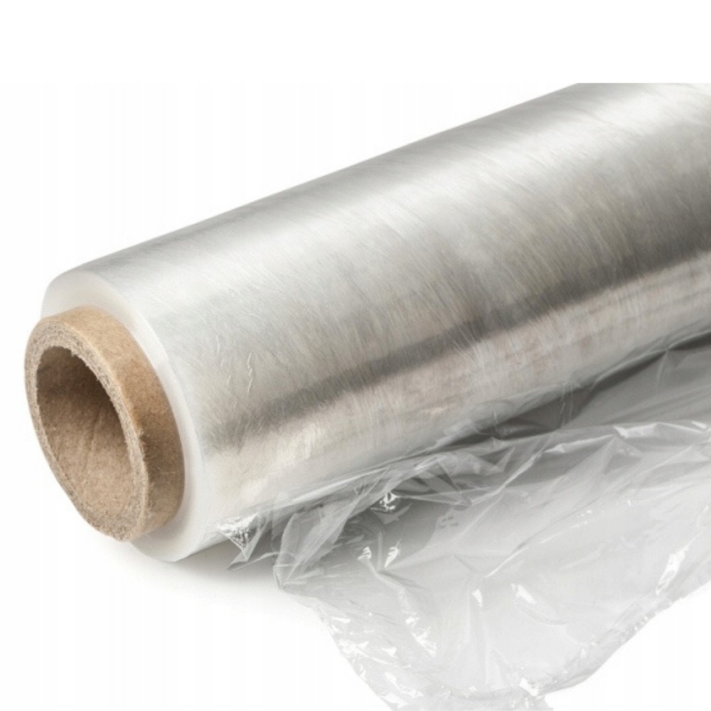 Set 6 Role Folie Stretch Transparenta pentru Uz Manual, 1.5kg/Rola, Tub 300 g, Silentioasa si Rezistenta