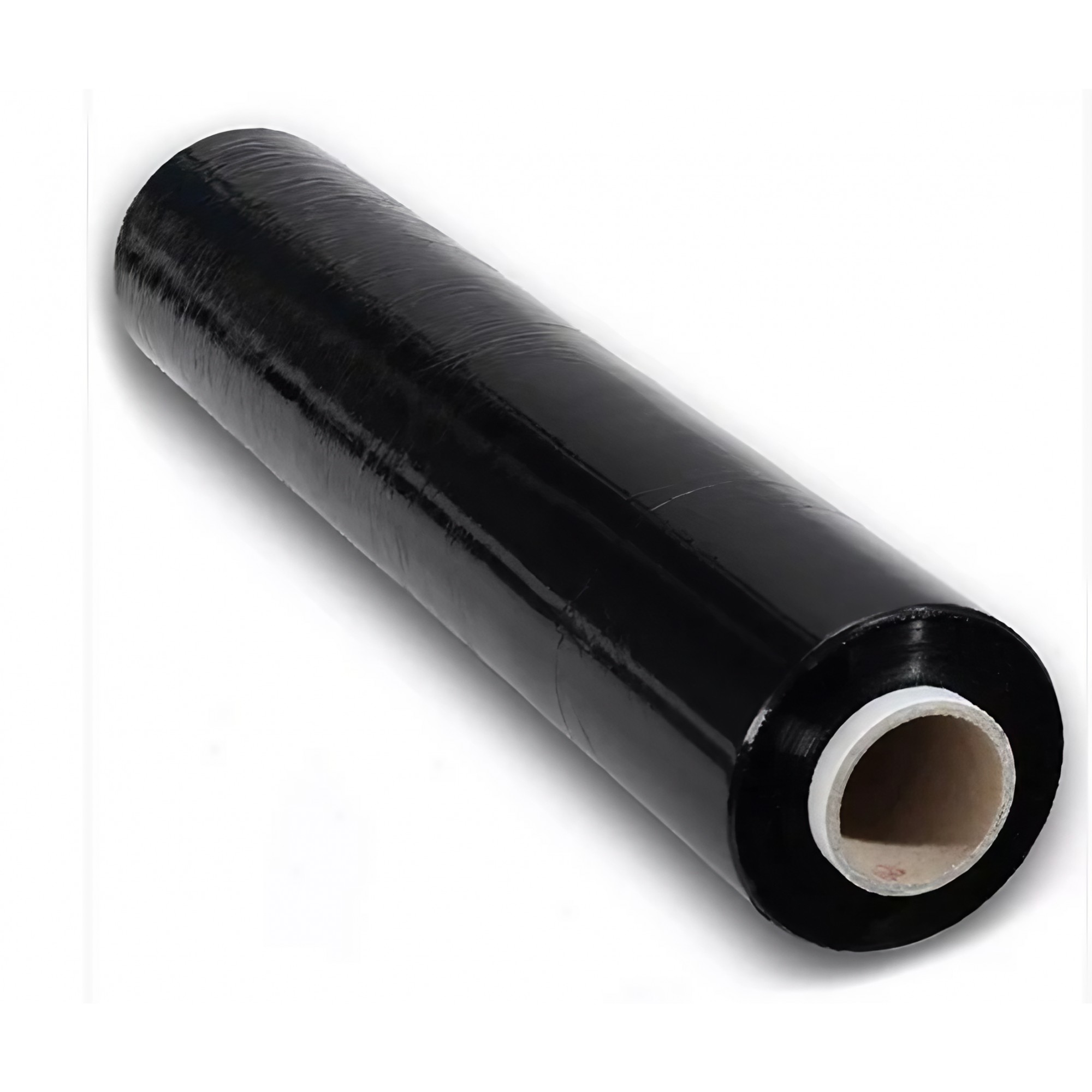 Folie Stretch Neagra pentru Uz Manual, 500mm Latime , 1.5 Kg/Rola , 6 role/bax