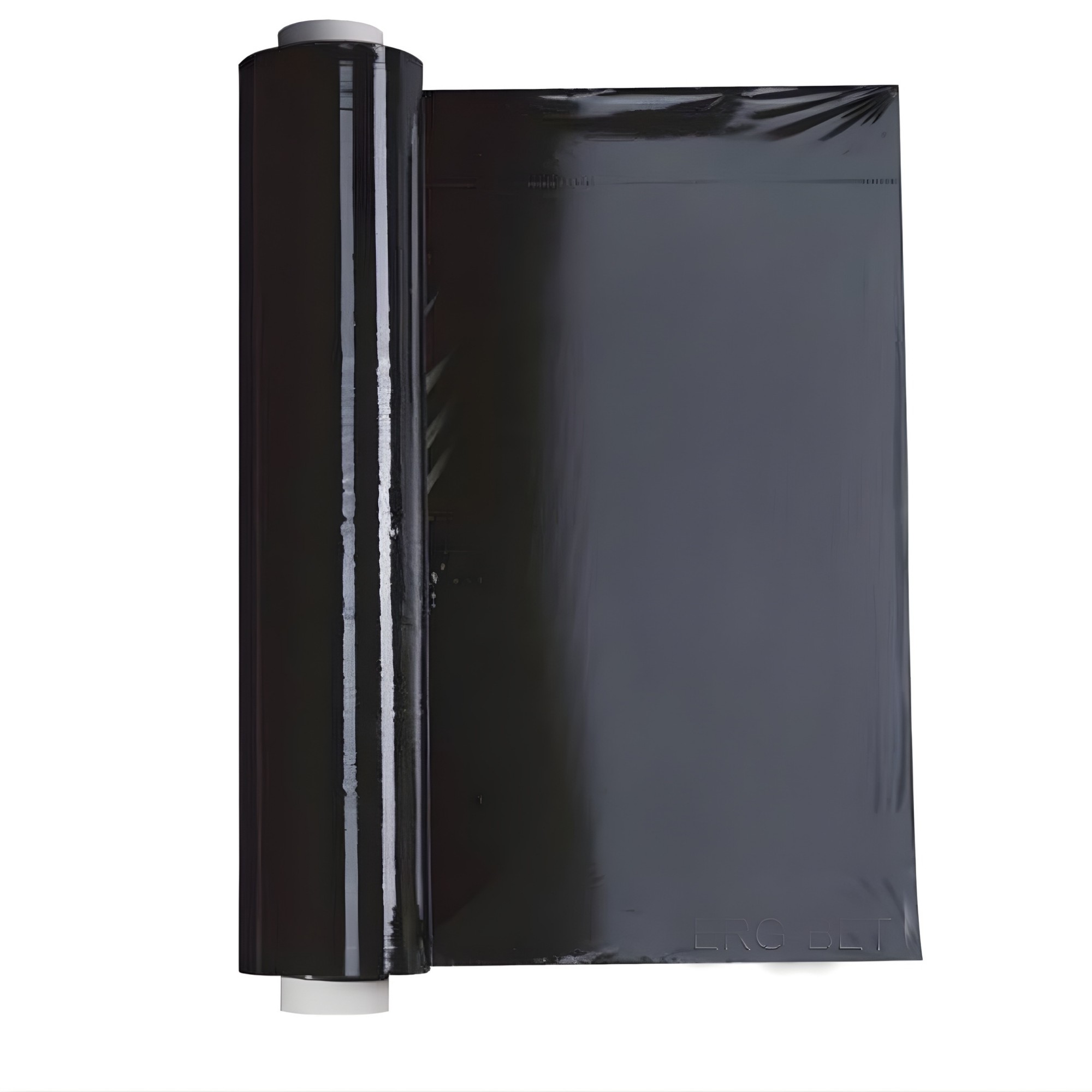 Set 6 Role Folie Stretch Neagra pentru Uz Manual, 1.5kg/Rola, Tub 300 g, Silentioasa si Rezistenta