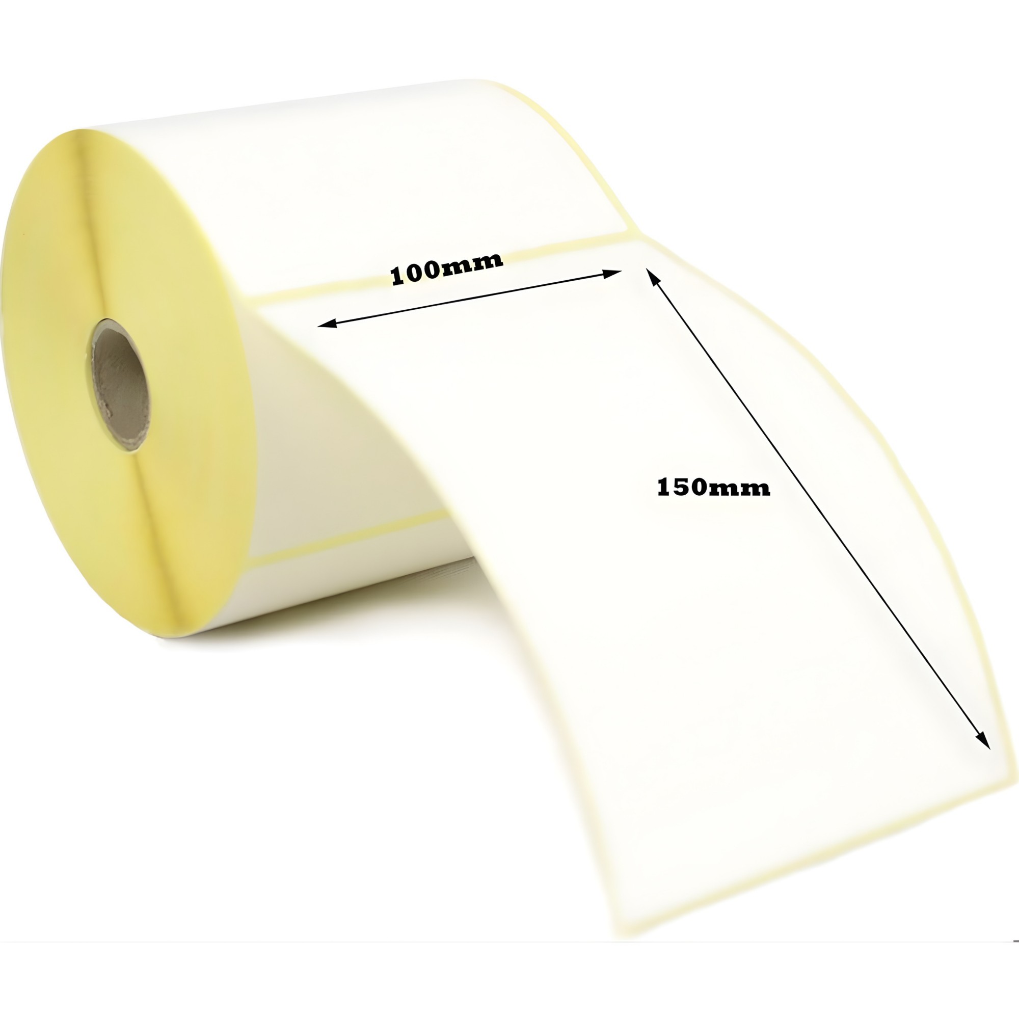 Set 18 Role Etichete Autoadezive Termice 100x150mm, 260 Etichete/Rola, Etichetare Rapida si Precisa