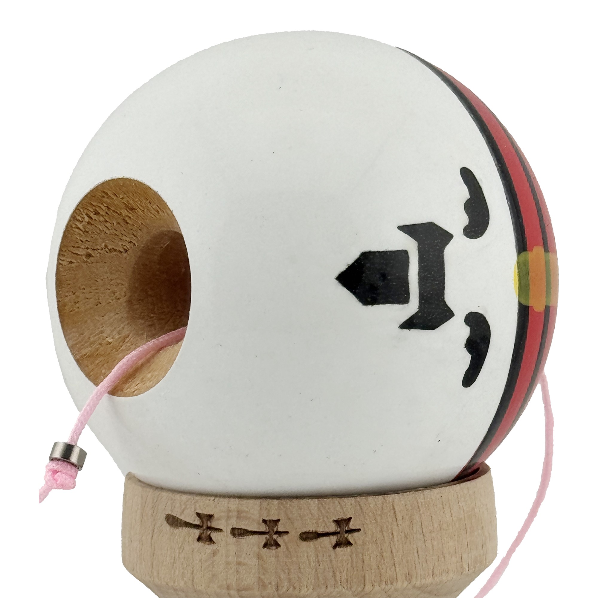 Kendama X Originala, Profesionala, Flippy, Big Cups V2, Model Rege Super Sticky Legendary Cupe Mari, Rulment Metalic cu Ata 55 cm, Maner Maro