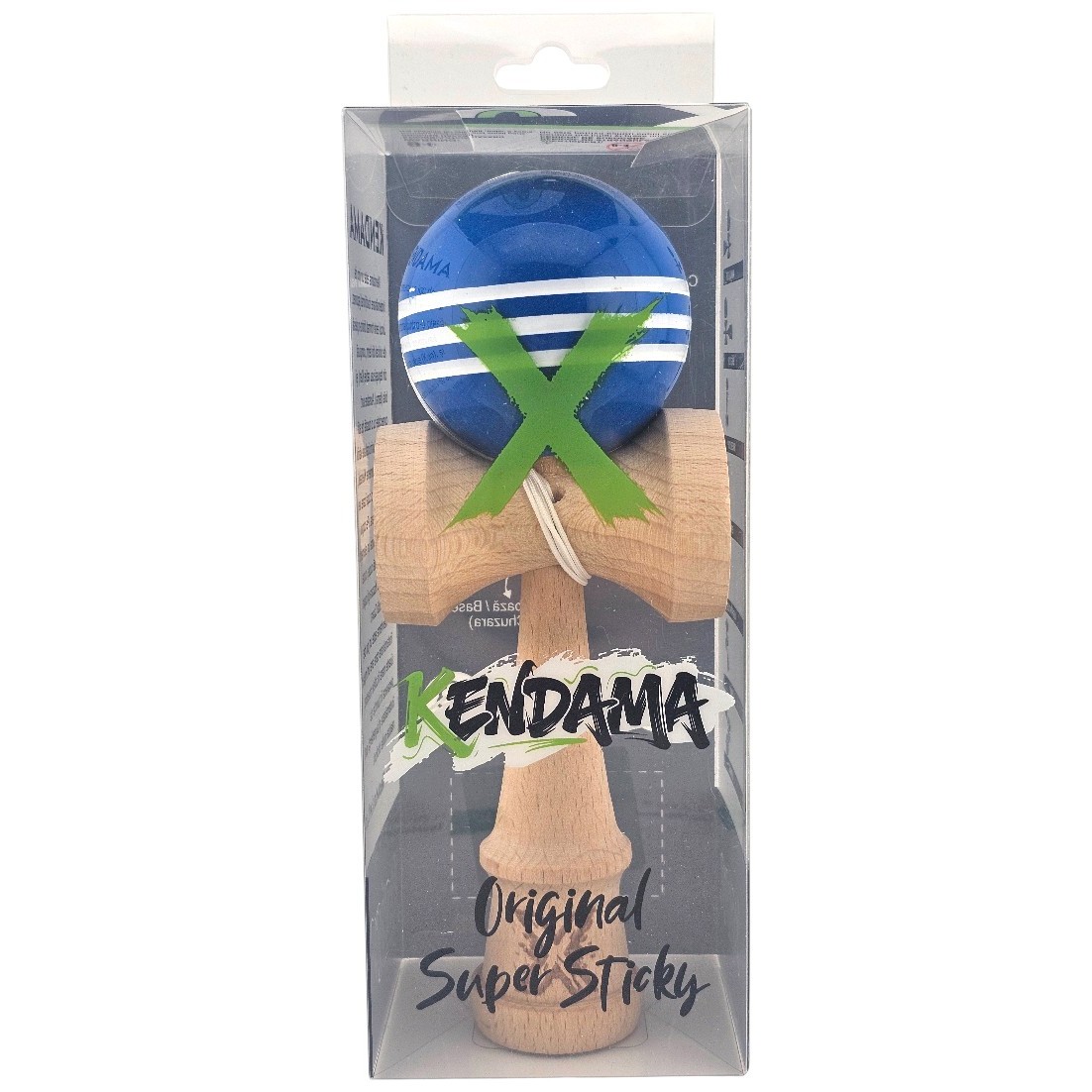 Kendama X Originala, Profesionala, Flippy, Original Super Sticky, din Lemn, 18 cm, Dark Blue/Alb Kendama X Originala, Profesionala, Flippy, Original Super Sticky, din Lemn, 18 cm, Dark Blue/Alb