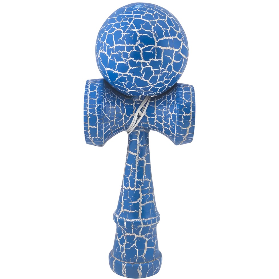 Kendama X Originala, Profesionala, Flippy, Kendama Cracked, din Lemn – 18 cm, Crack Albastru/Alb Kendama X Originala, Profesionala, Flippy, Kendama Cracked, din Lemn – 18 cm, Crack Albastru/Alb