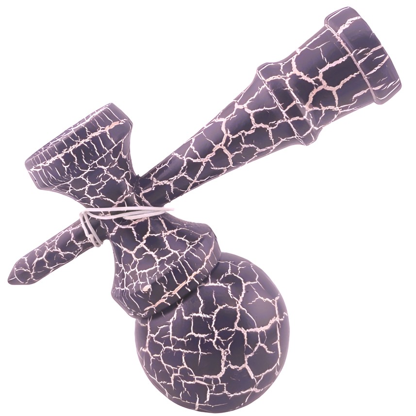 Kendama X Originala, Profesionala, Flippy, Kendama Cracked, din Lemn – 18 cm, Crack Mov/Alb Kendama X Originala, Profesionala, Flippy, Kendama Cracked, din Lemn – 18 cm, Crack Mov/Alb