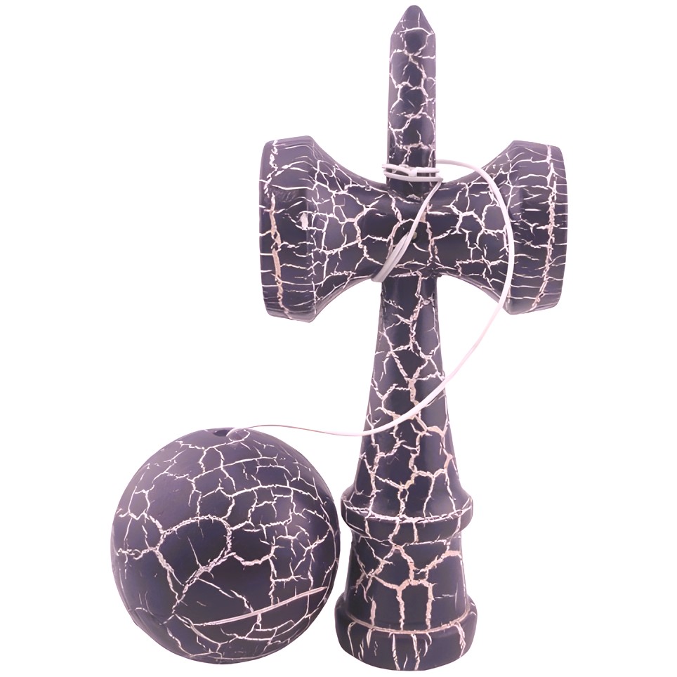 Kendama X Originala, Profesionala, Flippy, Kendama Cracked, din Lemn – 18 cm, Crack Mov/Alb Kendama X Originala, Profesionala, Flippy, Kendama Cracked, din Lemn – 18 cm, Crack Mov/Alb