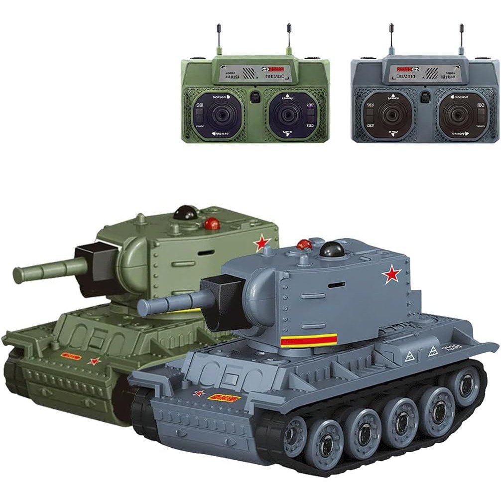 Mini Tanc cu Telecomanda, Flippy, Wireless, 4 x 8 x 4 cm, cu Infrarosu, Gri