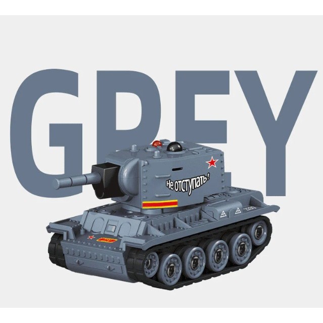 Mini Tanc cu Telecomanda, Flippy, Wireless, 4 x 8 x 4 cm, cu Infrarosu, Gri