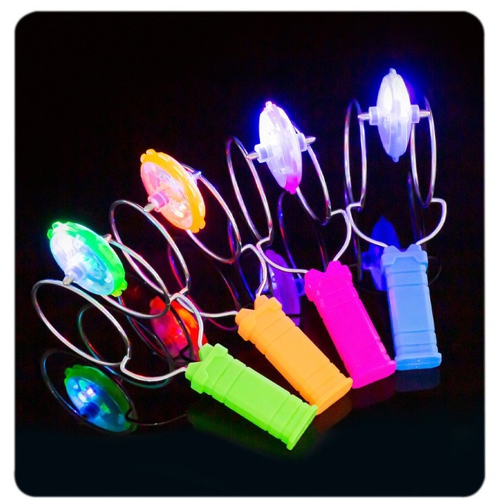 Jucarie Interactiva, Flippy, Titirez Magnetic, cu Led, 19.8 x 5 cm, Verde