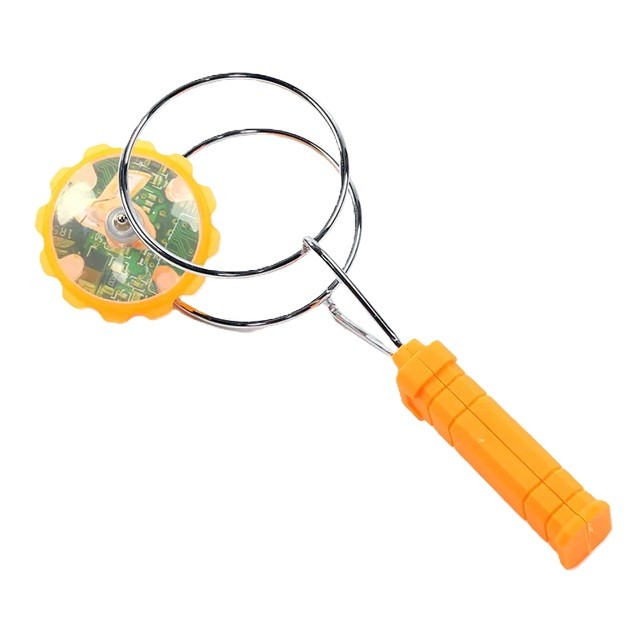 Jucarie Interactiva, Flippy, Titirez Magnetic, cu Led, 19.8 x 5 cm, Portocaliu