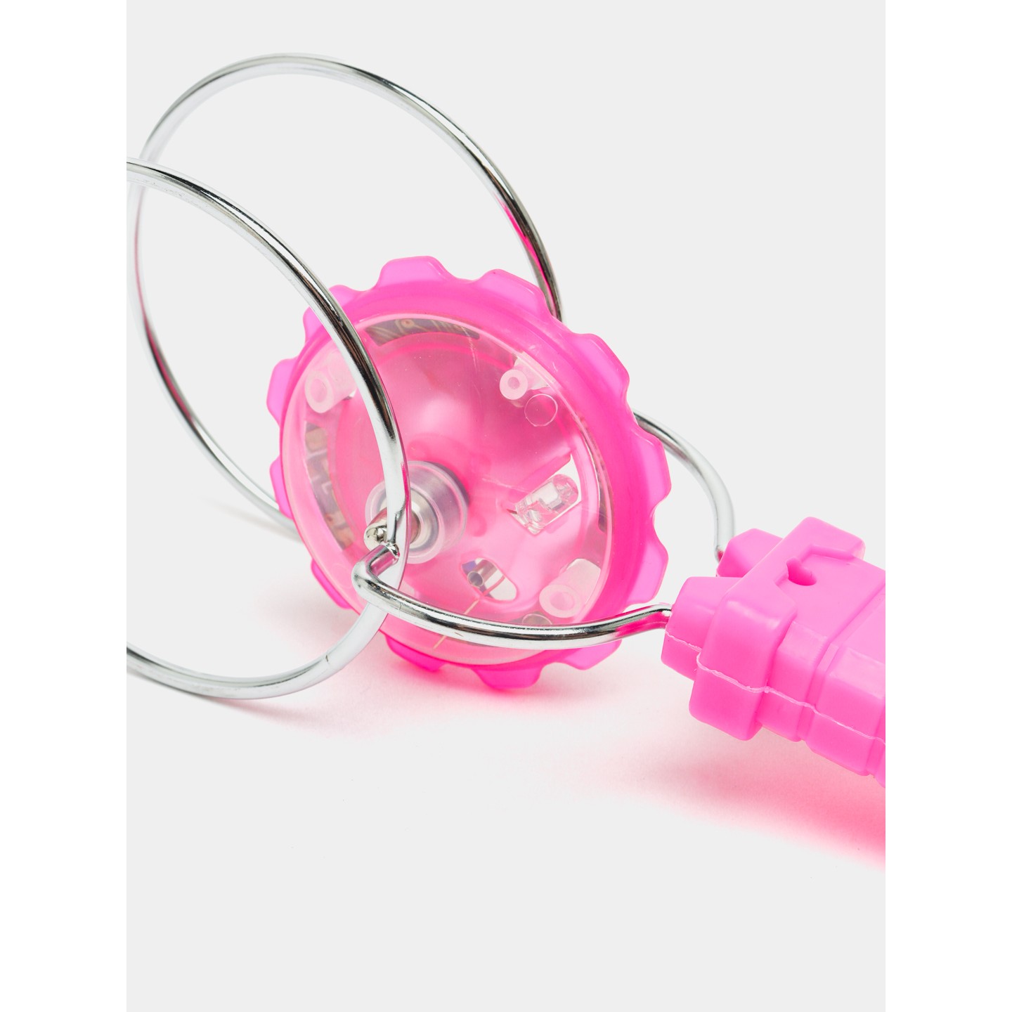 Jucarie Interactiva, Flippy, Titirez Magnetic, cu Led, 19.8 x 5 cm, Roz