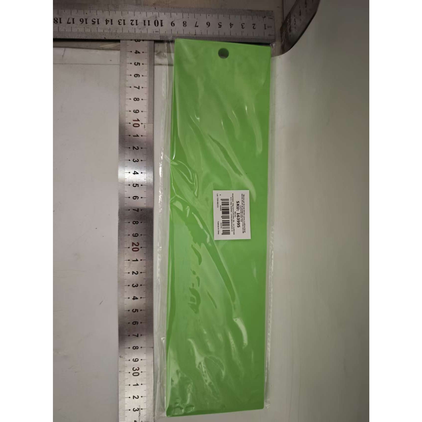 Suport Scurgere Vase, Flippy, din Silicon, Anti-alunecare, 30 x 8 x 1 cm, Verde