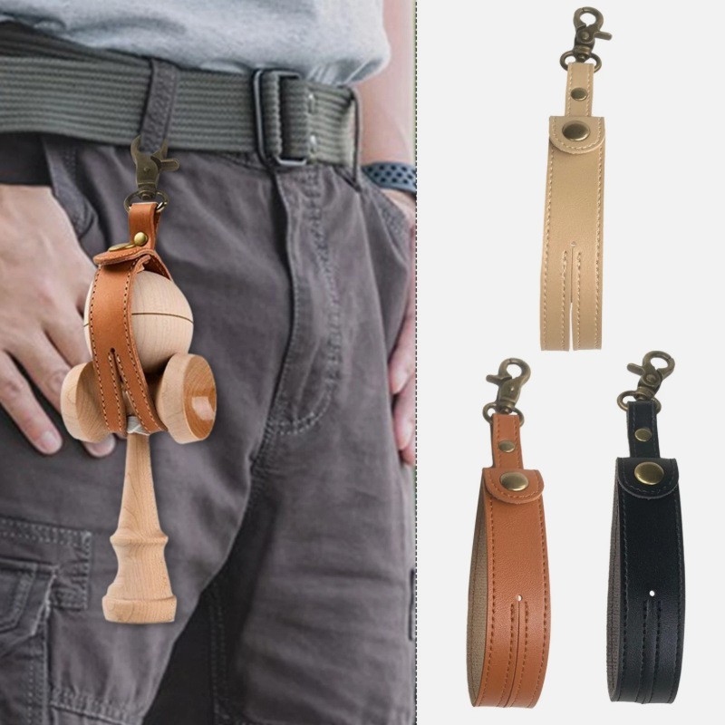 Husa pentru Kendama, Flippy, Husa de Depozitare pentru Kendama, din Piele Ecologica, Catarama cu Agatare pentru Transportare, Model Breloc Simplu, 19.5 x 2.5 cm, Apricot Husa pentru Kendama, Flippy, Husa de Depozitare pentru Kendama, din Piele Ecologica, Catarama cu Agatare pentru Transportare, Model Breloc Simplu, 19.5 x 2.5 cm, Apricot