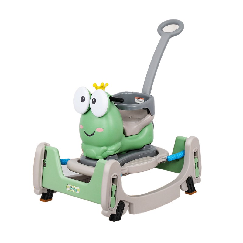 Premergatoare - Masinuta Balansor Multifunctionala pentru Copii, Flippy, Model Cal Scooter de tip Masinuta Balansor, Varsta 1-3 ani, 93 x 80 x 58 cm, cu Maner, Verde