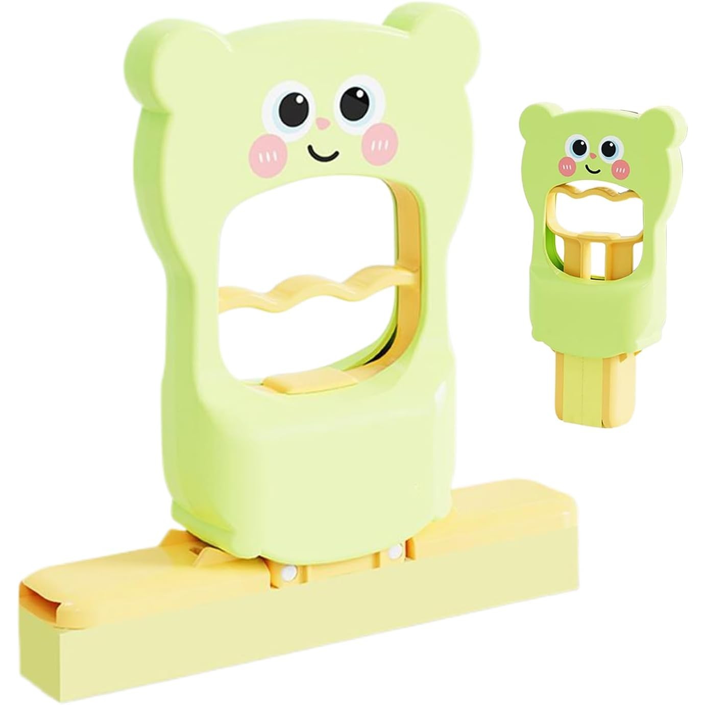 Mini Mop, Flippy, de Mana, Pliabil, Model Ursulet, din Plastic, 9 x 15 x 15 cm, Verde