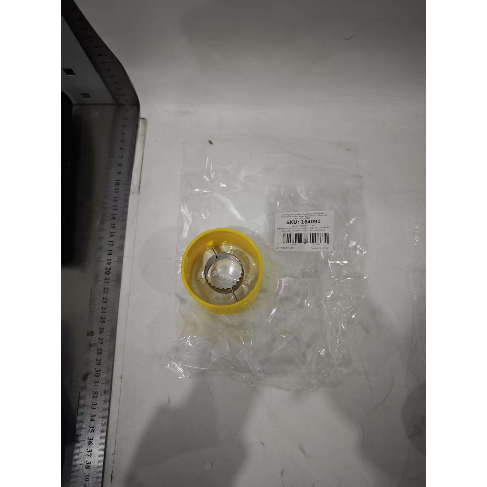 Ustensila pentru Curatare Porumb, Flippy, Galben