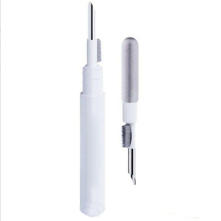 Kit de Curatare Casti 3in1, Flippy, Multifunctional, din ABS, 10.6 x 1.3 x 1.3 cm, Alb